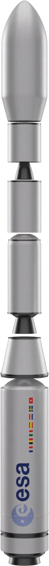 Rendering 3D del lanciatore VEGA-E
